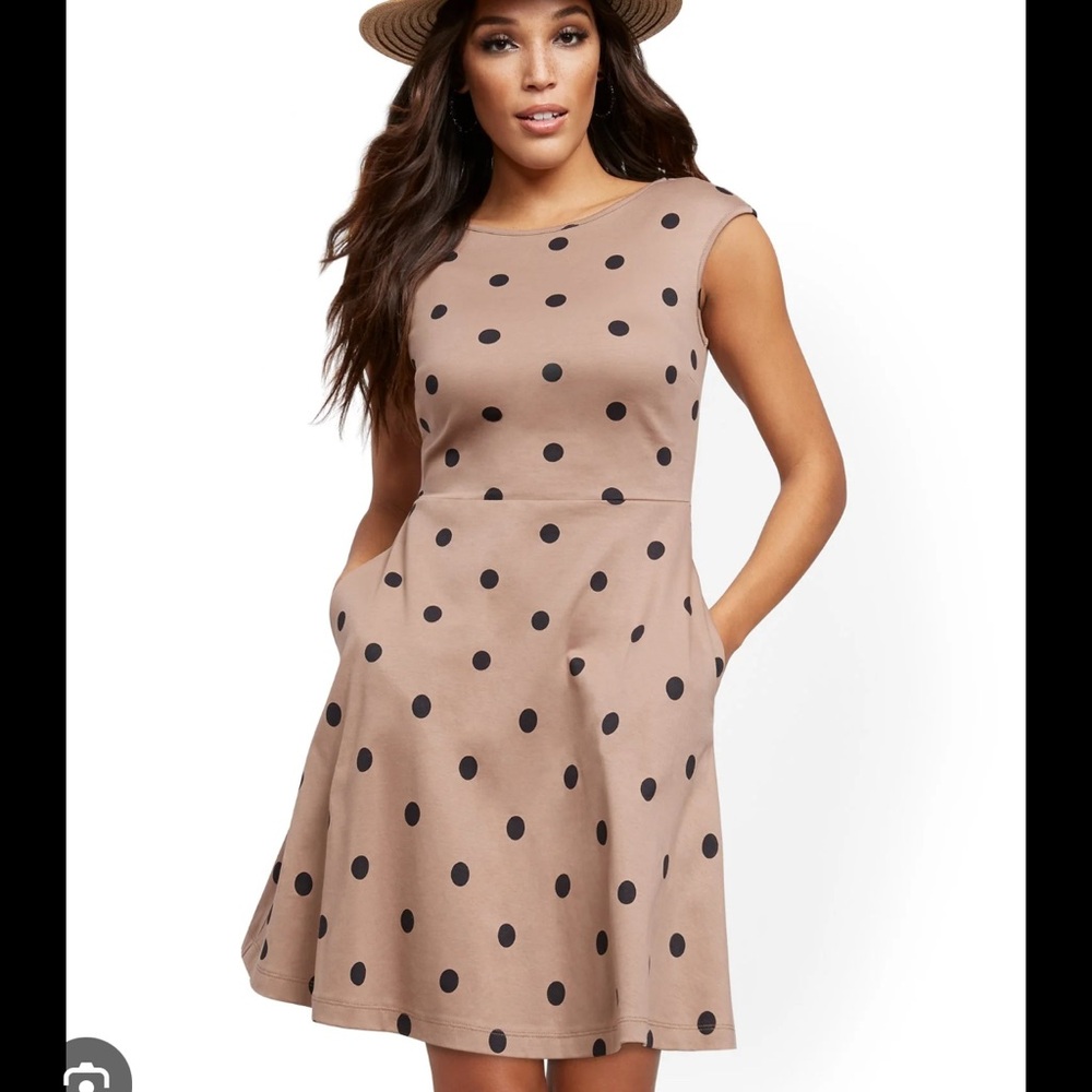 Chic Polka Dot Mini Dress